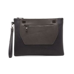 NWT Sole Society Oversized Vegan Leather Clutch